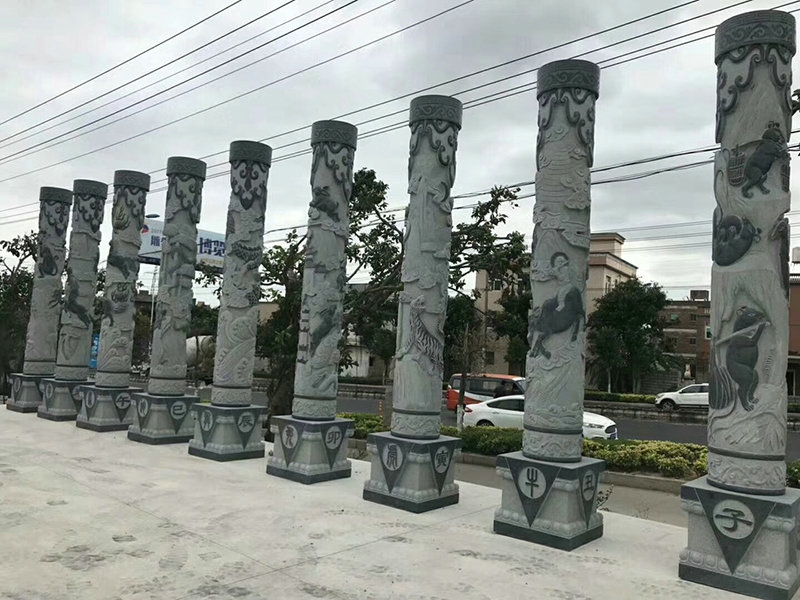 石雕龙柱09